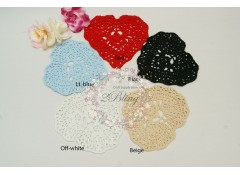 Doilies HEART 14-15 cm, Pack of 2